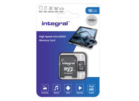 Geheugenkaart Integral microSDHC V10 16GB