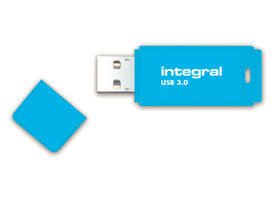 USB stick 3.0 Integral Neon USB-A 128GB blauw