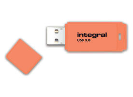 USB stick 3.0 Integral Neon USB-A 64GB oranje