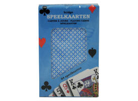 Speelkaarten premium blauw