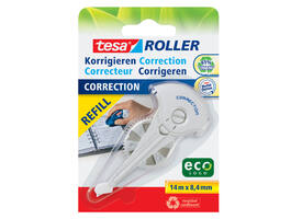 Correctietape navulling tesa® ecoLogo® 14mx8,4mm op blister
