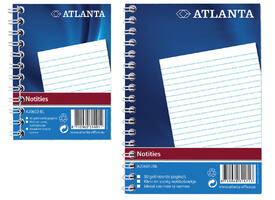 Notitieboek Djois Atlanta A6 lijn 100blz met zijspiraal
