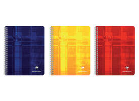 Schrift Clairefontaine A4 lijn 100 pagina's 90gr assorti