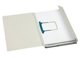 Combimap Secolor folio 1 klep recycled 250gr grijs
