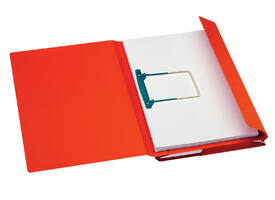 Combimap Secolor folio 1 klep recycled 250gr rood