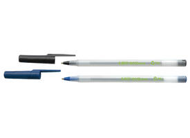 Balpen Bic Ecolutions round stic medium zwart