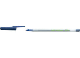 Balpen Bic Ecolutions round stic medium blauw