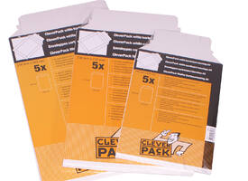 Envelop CleverPack karton A5 176x250mm wit pak à 5 stuks