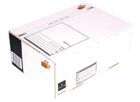 Postpakketbox 4 CleverPack 305x215x110mm wit pak à 25 stuks