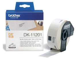 Etiket Brother DK-11201 adressering 29x90mm 1 rol á 400 stuks wit