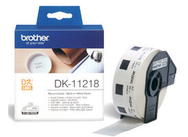 Etiket Brother DK-11218 rond 24mm 1 rol á 1000 stuks wit