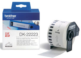 Etiket Brother DK-22223 doorlopend 50mm 1 rol á 30m wit