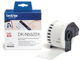 Etiket Brother DK-N55224 doorlopend niet klevend 54mm 1 rol á 30m wit