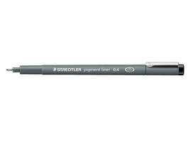 Fineliner Staedtler Pigment 308 zwart 0.4mm