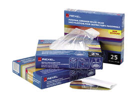 Papiervernietigerzak Rexel 240x98cm 115 liter 100 stuks