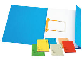 Clipmap Secolor A4 100% gerecycled karton 250gr rood verpakt per 10 stuks