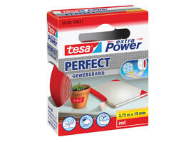 Textieltape tesa® extra Power Perfect 2.75mx19mm rood