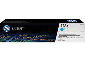Tonercartridge HP CE311A 126A blauw
