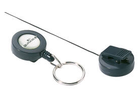 Afrolmechanisme Durable 8222 met sleutelring 800mm antraciet