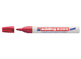 Viltstift edding 8300 industrie rond 1.5-3mm rood