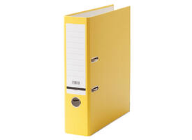 Ordner Qbasic A4 80mm karton geel