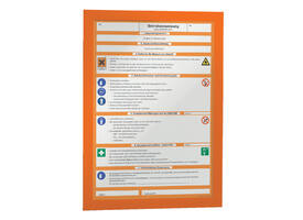 Duraframe Durable 487209 A4 oranje 2 stuks