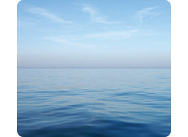 Muismat Fellowes natuur collectie blauwe oceaan 228x203mm