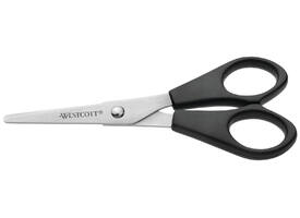 Kantoorschaar Westcott 130mm met kunststof grip rvs