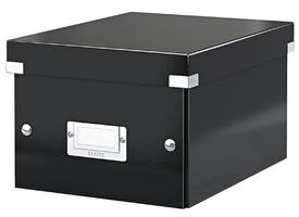 Opbergdoos Leitz Click & Store WOW klein gerecycled karton 200x148x250mm zwart