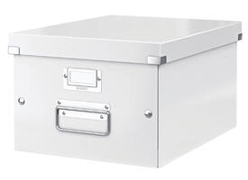 Opbergdoos Leitz Click & Store WOW middel gerecycled karton 281x200x370mm wit
