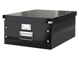 Opbergdoos Leitz Click & Store WOW groot 369x200x482mm zwart