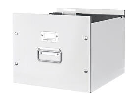 Hangmappenbox Leitz click & store WOW gerecycled karton 357x285x367mm wit