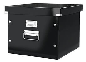 Hangmappenbox Leitz click & store WOW gerecycled karton 357x285x367mm zwart