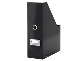Tijdschriftencassette Leitz WOW click & store gerecycled karton zwart