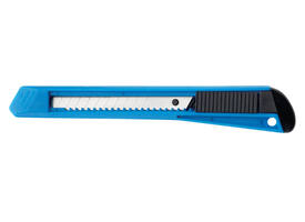 Snijmes Westcott Office 9mm met schuifsluiting blauw