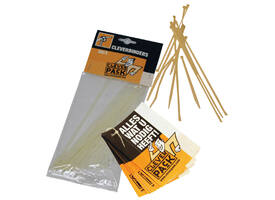 Inbindstrip CleverPack cleverbinder kabel 10/20cm wit 100 stuks