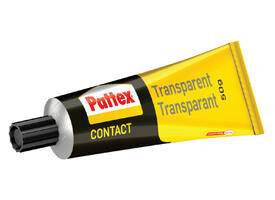 Contactlijm Pattex tube 50 gram op blister transparant