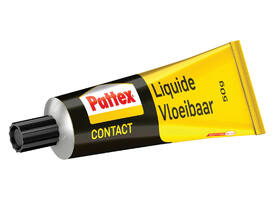Contactlijm vloeibaar Pattex tube 50 gram op blister