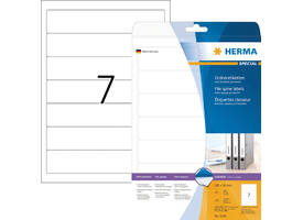 Rugetiket HERMA 5090 smal 38x192mm zelfklevend wit