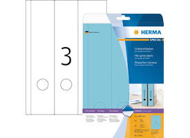 Rugetiket HERMA 5090 smal 38x192mm zelfklevend wit