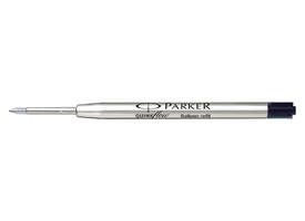 Balpenvulling Parker Quinkflow fijn zwart blister à 1 stuk