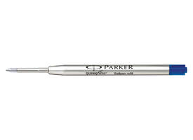 Balpenvulling Parker Quinkflow medium blauw blister à 1 stuk