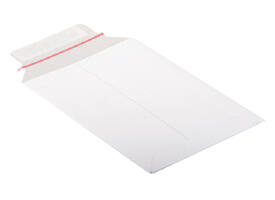 Envelop CleverPack karton A5 176x250mm wit pak à 5 stuks
