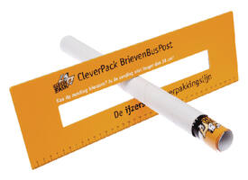 Verzendkoker CleverPack A3 330x50mm met doppen wit pak à 20 stuks