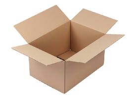 Amerikaanse vouwdoos CleverPack 430x305x250mm B-golf bruin 10 stuks