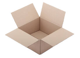 Amerikaanse vouwdoos IEZZY 200x200x110mm B-golf bruin