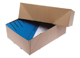 Paraatdoos CleverPack A4 307x220x108mm voor 1000 vel bruin pak à 10st