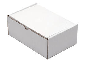 Postpakket CleverPack golfkarton 220x160x90mm wit pak à 5 stuks