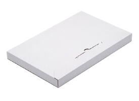 Brievenbusbox CleverPack A4 350x230x26mm karton wit pak à 5 stuks