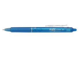 Rollerpen PILOT friXion clicker medium lichtblauw